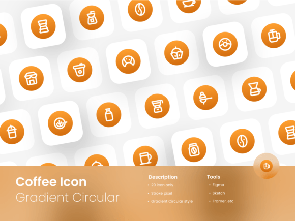 Coffee Icons Gradient Circular Outline: A Complete Guide