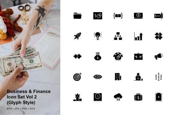Introducing Business and Finance Icon Glyph Vol 2: A Modern Toolkit for Visual Communication