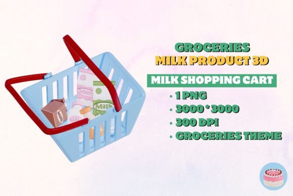 The Groceries Shopping Cart 3D PNG: A Strategic Visual Asset for Modern Marketing