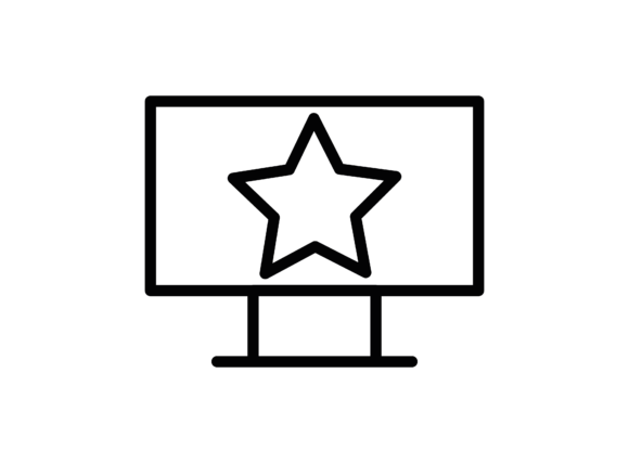 The Rating TV Icon: A Design Asset for Clear Communication