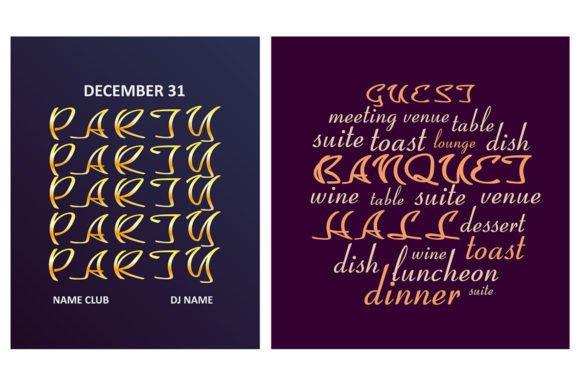 The Rise of the Gold Repeat Word Message Banner in Modern Design