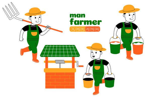 Versatile Vector Assets for Modern Agriculture Communication